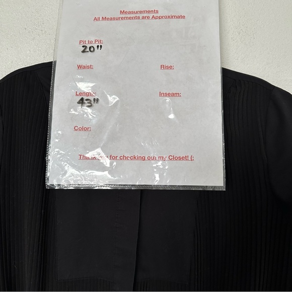 Simply Vera wang black ruched dress - Picture 5 of 5